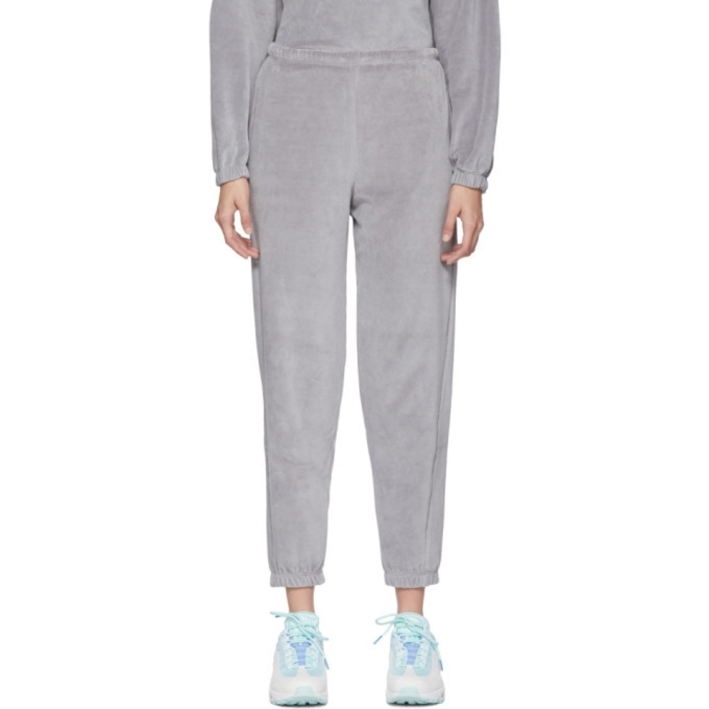 Gil Rodriguez Exclusive Grey Velour Beachwood Lounge Pants